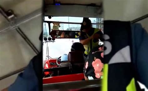 Bus driver sinampal ng pulis sa baclaran